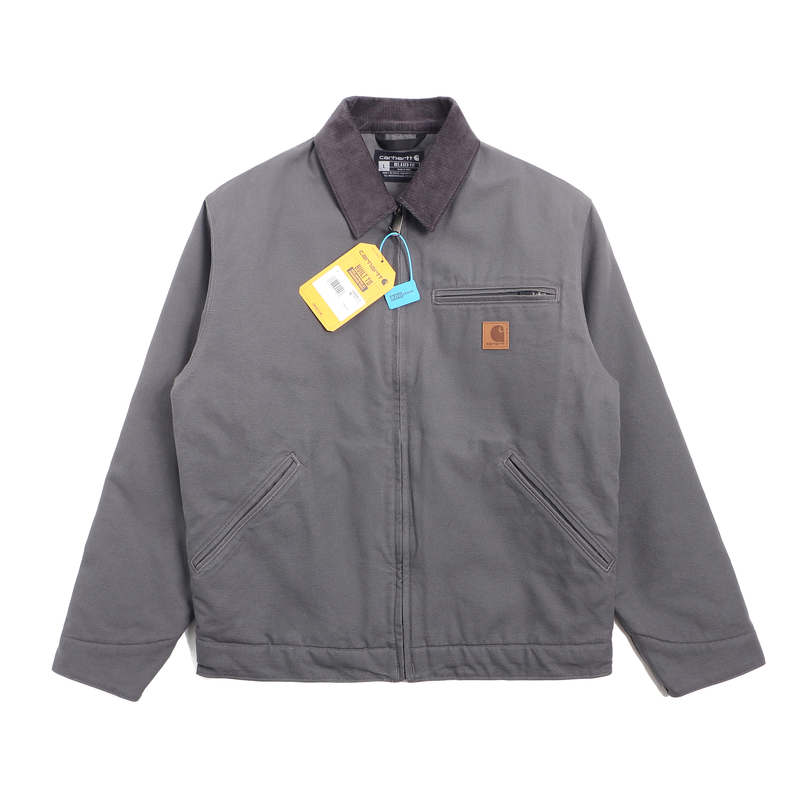 Carhartt 104392 Modified to J97 Style Carhartt Main Line Fleece-Lined Jacket Remake Detroit Jacket