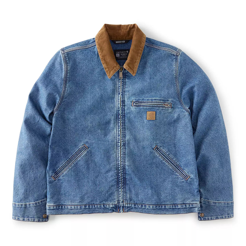 Carhartt 107327 Denim Detroit Jacket Spring and Autumn Thin Slightly Stretchy Coat 2026 New Model