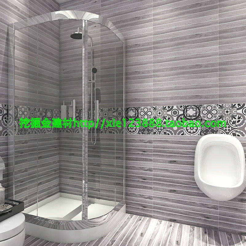 Simple and modern antique brick 300X600 imitation wood grain kitchen and bathroom living room bedroom balcony wall tiles non-slip matte