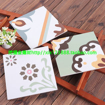 Nordic non-slip color tiles 300X300 kitchen bathroom balcony background All-ceramic wall tiles floor tiles 200