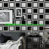 Nordic modern jazz white black and white retro tiles 200 kitchen bathroom balcony background wall tiles non-slip floor tiles