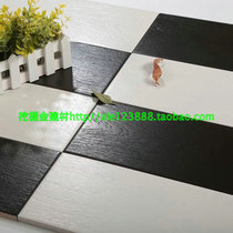 Nordic imitation solid wood black and white non-slip wood grain brick 150X800 bedroom living room kitchen bathroom dining room balcony wall tile