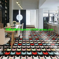 Nordic crab tiles 200 Cartoon animal pattern restaurant kitchen wall tiles Floor tiles Art background wall tiles 300