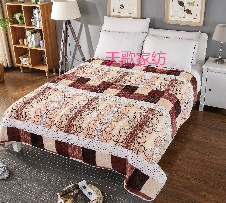 [Micro] khiếm khuyết giường sang trọng bao gồm Levin luật nhung ấm tấm flannel dày vỏ chăn mền kang mùa đông - Khăn trải giường ga giường cute
