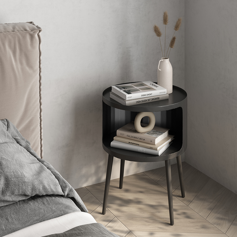 Nordic side sofa side cabinet side cabinet corner mini-small round table modern mini-small tea few bedroom bedroom table