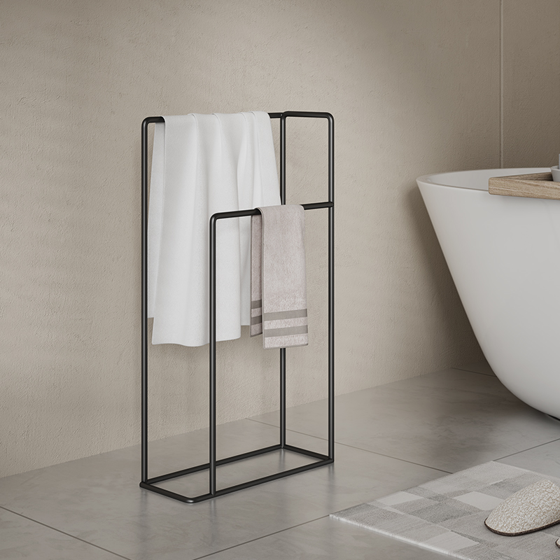 Nordic Iron Art Makeup Room Floor Hangers Racks shelves Home Easy clothing Hood Rack Bathroom Towels Bath Towels