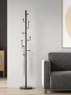 Nordic indoor hanger Floor-to-ceiling bedroom hanger Household net red clothes rack vertical door simple coat rack