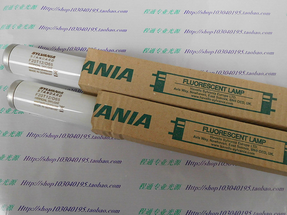 Xi Wannian SYLVANIA F20T12 D65 D65 color lamp ARTIFICIAL DAYLIGHI
