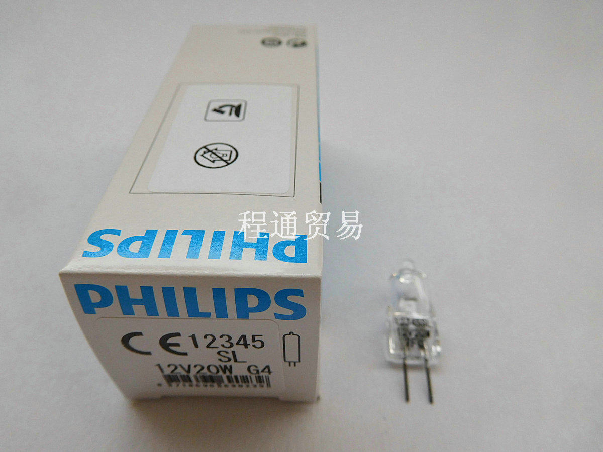 PHILIPS Philips 12345SL 12V20W Halogen Miblister Biochemical Instrument Spectrophotometer Bulb