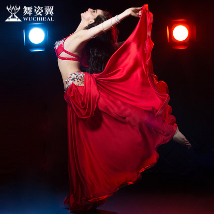 舞姿翼肚皮舞表演服套装2018新款性感演出服装真丝缎大摆长裙2631-tmall.com天猫 舞姿翼肚皮舞表演服套装2018新款性感演出服装真丝缎大摆长裙2631-tmall.com天猫