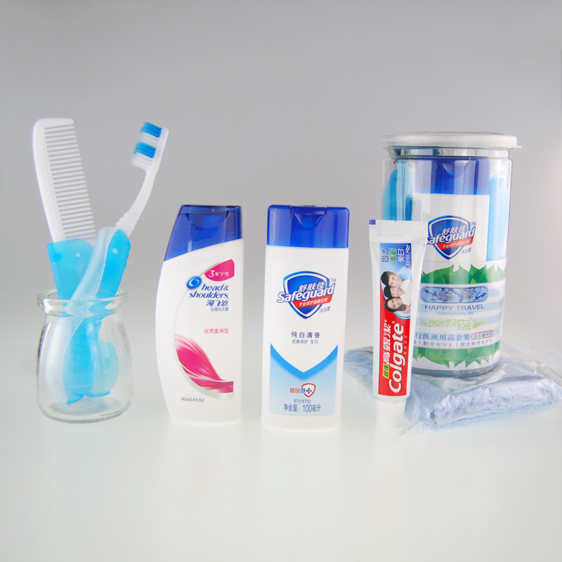 Changyou lon mới hộp lưu trữ khách sạn du lịch khách sạn trả tiền cung cấp túi rửa đặt bàn chải đánh răng gấp - Rửa sạch / Chăm sóc vật tư ví đựng đồ trang điểm