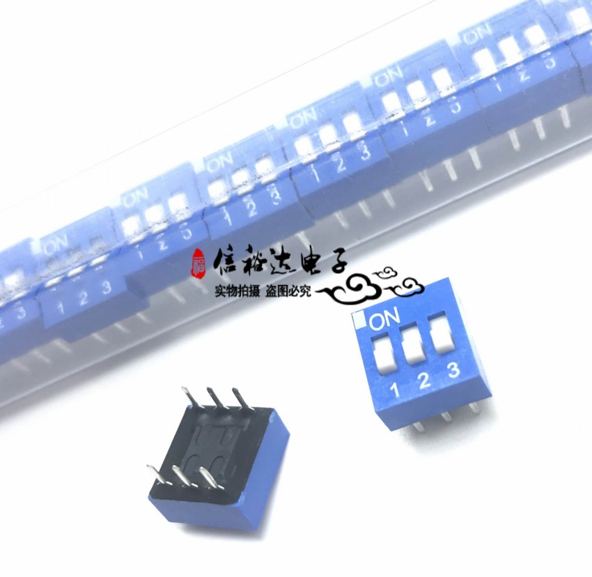 EDS103SZ ECE Taiwan SIP DIP switch Toggle dip switch 3 digits 2 54 feet