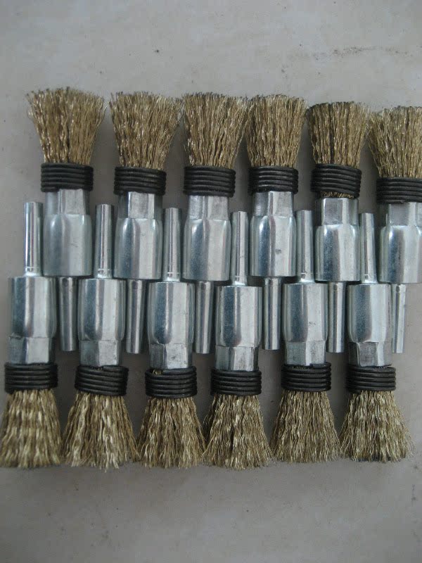 Stainless steel wire brush Stainless steel wire polishing brush Stainless steel wire grinding head Dead angle descaling brush