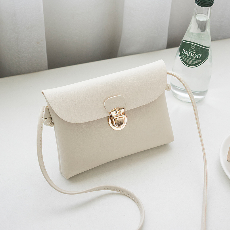 Small Bag for Women 2024 New Trendy Candy Color Women's Bag Women's Mobile Phone Bag Cross-Body Simple Shoulder Crossbody Bag Mini
