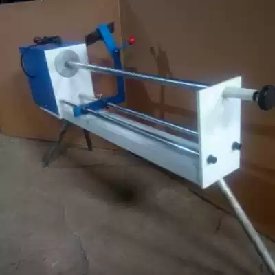 QJ80 electric electrochemical aluminum hot stamping paper cutting machine factory direct sales roll type soft material Film wallpaper slitting machine