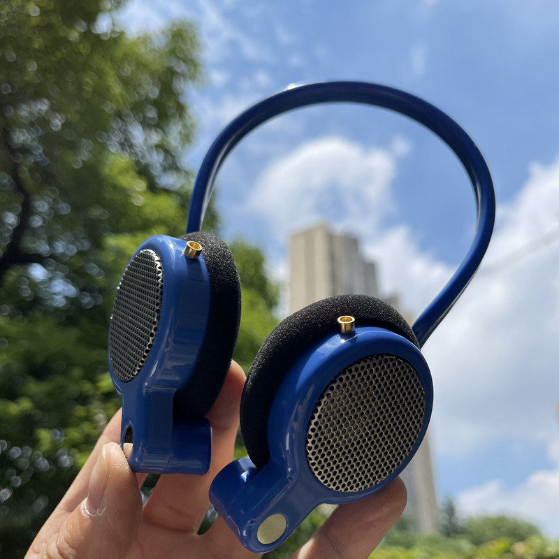 Original iGrado German vintage rear hanging Hi-end open headband music headphones 44mm true enthusiasts