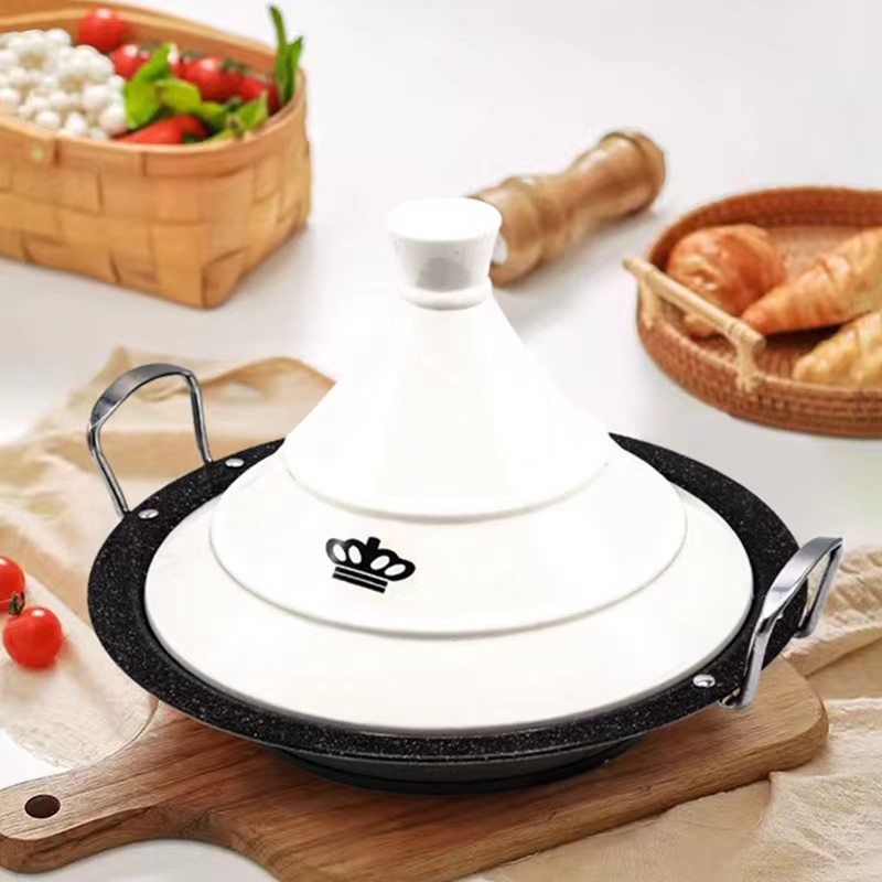 フランス製GOLDMAN タジ鍋 ステンレス製 タジ鍋 シチュー鍋 ノンスティック鍋 ハイキャップ