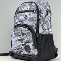 Camouflage canvas backpack multifunctional casual backpack satchel bag laptop bag men men wide shoulder strap