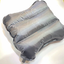 Travel outdoor camping portable inflatable pillow riding train car sleeping artifact blowing waist pillow cushion