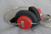 HIFI headset open 50MM graphene unit Fever metal DIY headset Red bowl surging bass
