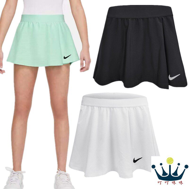 Nike Nike youth girls children's tennis short skirt tennis clothing sportswear skirt quick-drying breathable CV7575