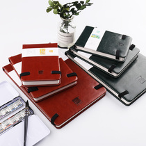 The new Baohong portable hand-in-hand picture book watercolor book Imitation leather surface sketching pocket book Hand book 300g cotton