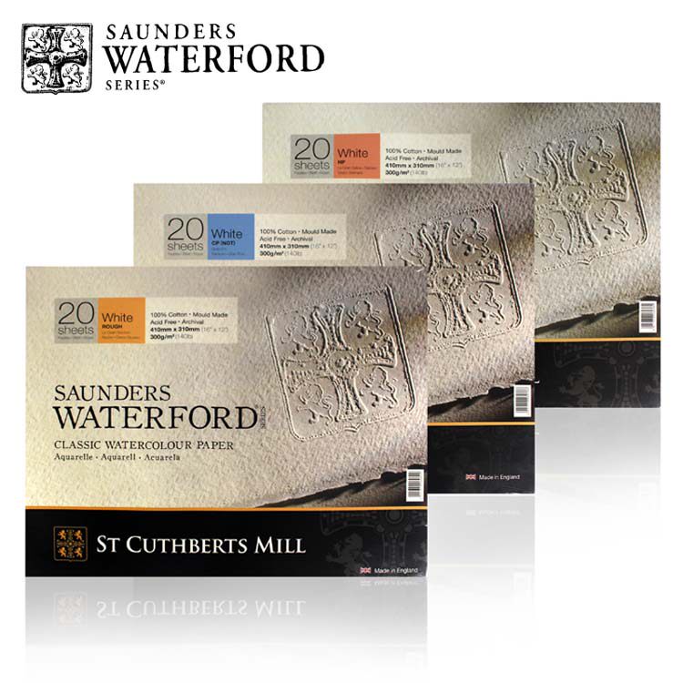 UK Awarded with Water Lottery Write a raw water color paper Ben 300g16k 8K thick and thin textured four sides seal