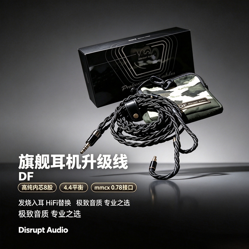 Df Subverts the Audio Industry with Its New Storm Iem Flagship Earplugs, Upgraded Cable, High-Purity 4-Strand Braided 0.78 Earplugs, Mainland China