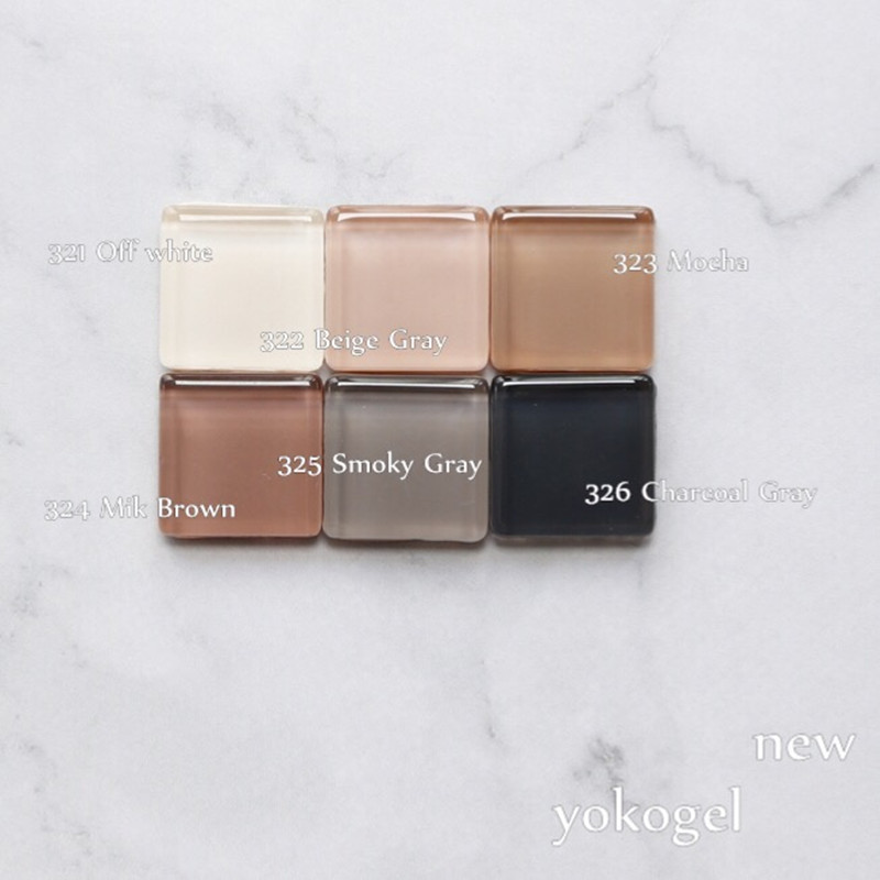 Nail Gel Japanese Style Nail Art Gray Tone Cool Color Comfortable Gray Cool Gray New Phototherapy Gel Yokogel Canned Gel