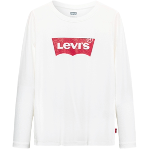 Levi’s李维斯童装女童长袖T恤打底衫春装装新款洋气上衣潮