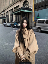 Car Chi En Chien Ben life Great dress wool Localcamel small sub High level Bifacial long Jacket Woman