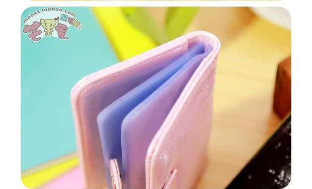 Phiên bản Hàn Quốc của gói thẻ da kim cương Hoạt hình dễ thương Gói phụ nữ chất lượng cao 24 ví gucci