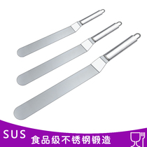 Cake spatula Cream spatula stainless steel release knife Curved kiss straight kiss 6 inch 8 inch 10 inch baking mounting tool