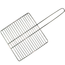  Barbecue net Stainless steel bold oven Charcoal stove tools Japanese cooking supplies with handle mesh Outdoor appliances