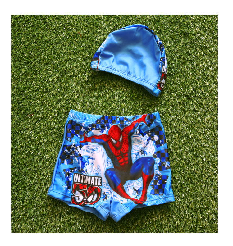 Quần bơi trẻ em mũ bơi bé trai quần bơi boxer quần bơi phim hoạt hình trẻ em bé bơi thân quần bé trai - Bộ đồ bơi của Kid do boi be gai