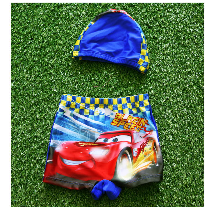 Quần bơi trẻ em mũ bơi bé trai quần bơi boxer quần bơi phim hoạt hình trẻ em bé bơi thân quần bé trai - Bộ đồ bơi của Kid do boi be gai