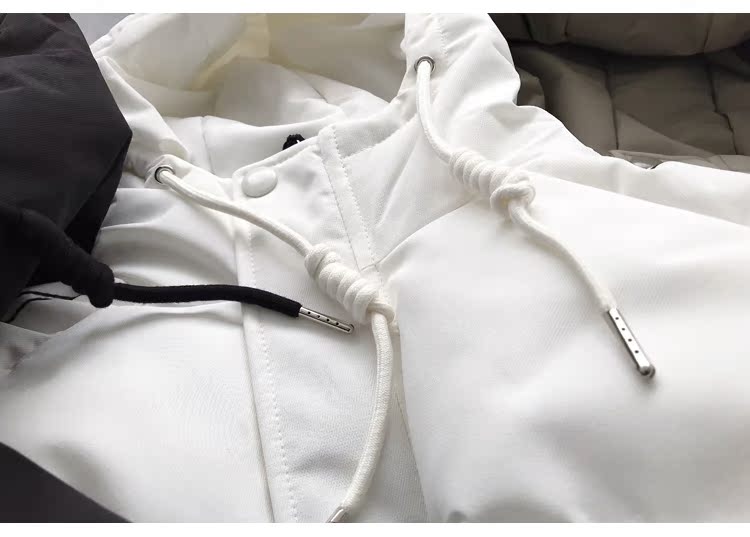 Mới Nhật Bản retro mùa đông đệm áo khoác nam dụng cụ áo khoác cotton dòng bông quần áo người yêu nam áo khoác mlb