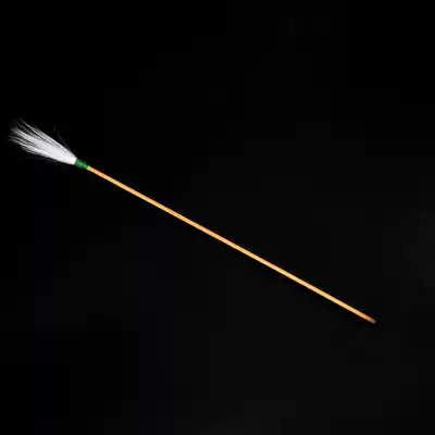 Bamboo handle White Crane hair stick ear ear brush professional ear picking tool hit ear single ear cleaning tool