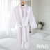 Khách sạn năm sao cotton áo choàng tắm những người yêu thích nam giới và phụ nữ mùa hè mỏng phần bánh quế yukata cotton thấm nước mềm mại đồ bộ ngủ Night Robe
