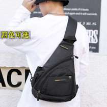 Triangle mens water drop bag chest backpack single shoulder messenger chest bag sports leisure 9 7 inch ipad bag waterproof