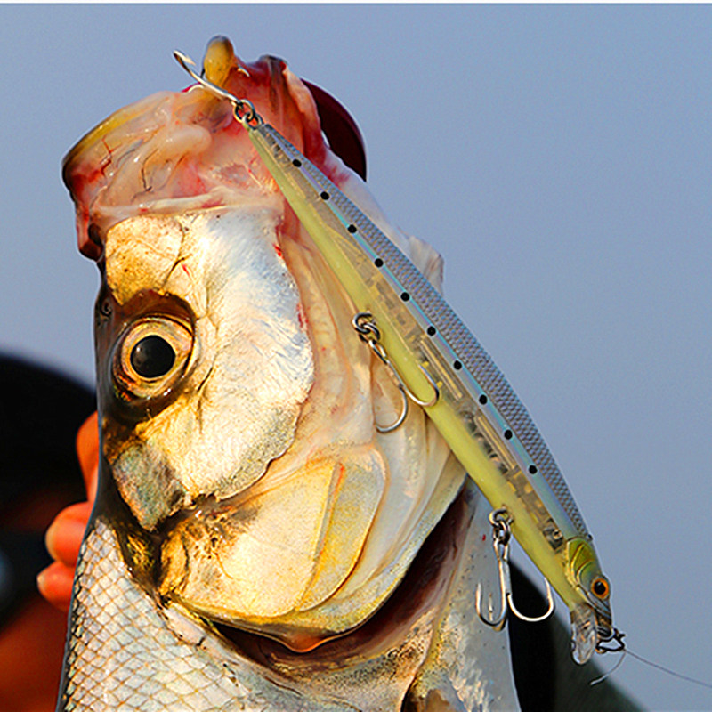 King Luia Fake Bait Mino Lujah Bait Wind Shadow Floating Water Far Throw Mouth Special Mandarin Bass Lujah Equipment Big Full