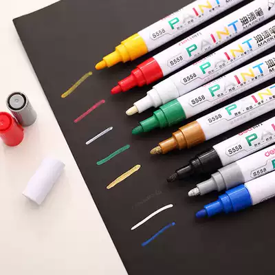 Delli paint pen S558 tinkering pen marker pen sign-in pen photo album graffiti pen Mac pen