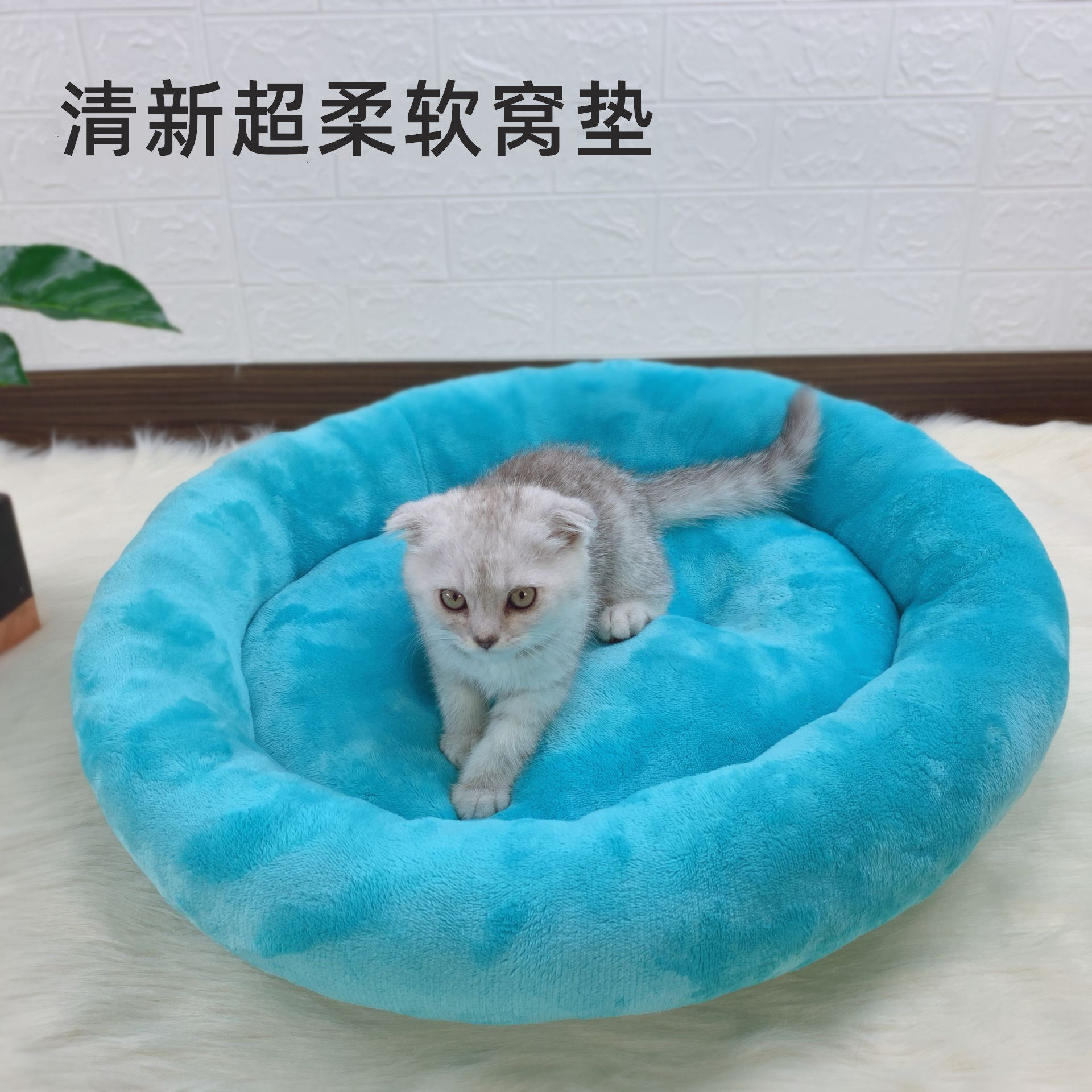 Cat kennel dog kennel Teddy small dog cat thick and soft winter warm pet kennel four seasons