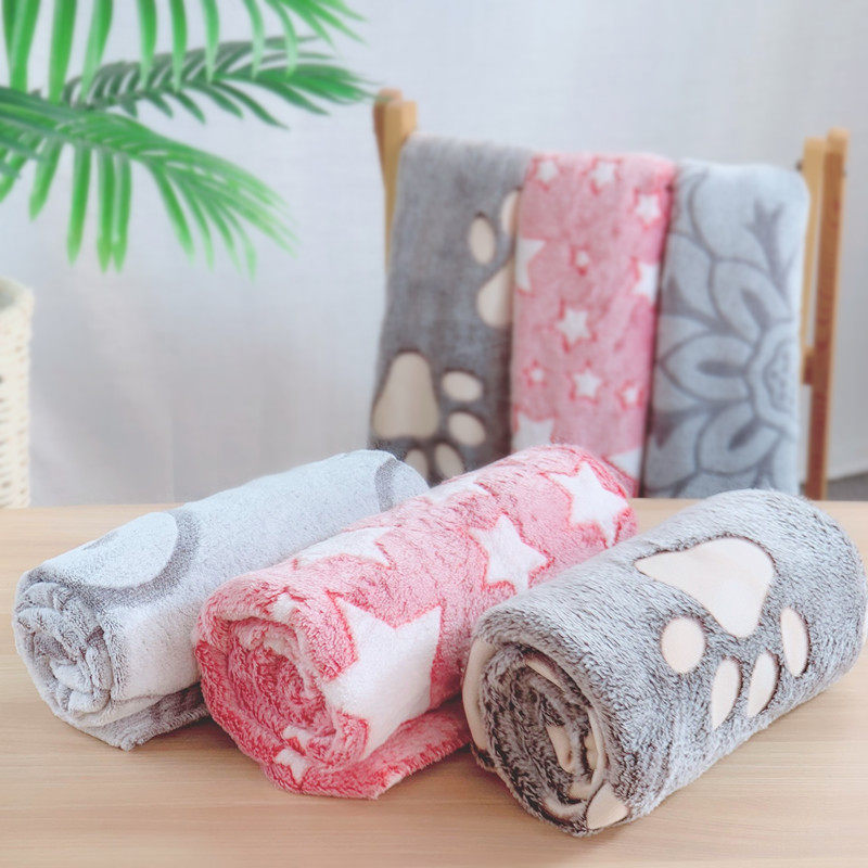 Dog blanket cat cushion double-sided comfortable and warm small, medium and large quilt sofa cushion pet blanket