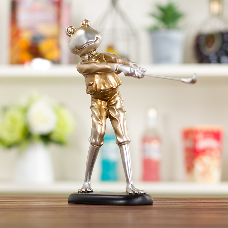 Купить Декоративные украшения Европейский Гольф-лягушка офис украшения ...