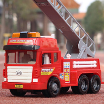 Fire Truck Toy Large Number Cloud Ladder Lift Model Boy 119 Fire Truck Children Engineering Car Toy Car