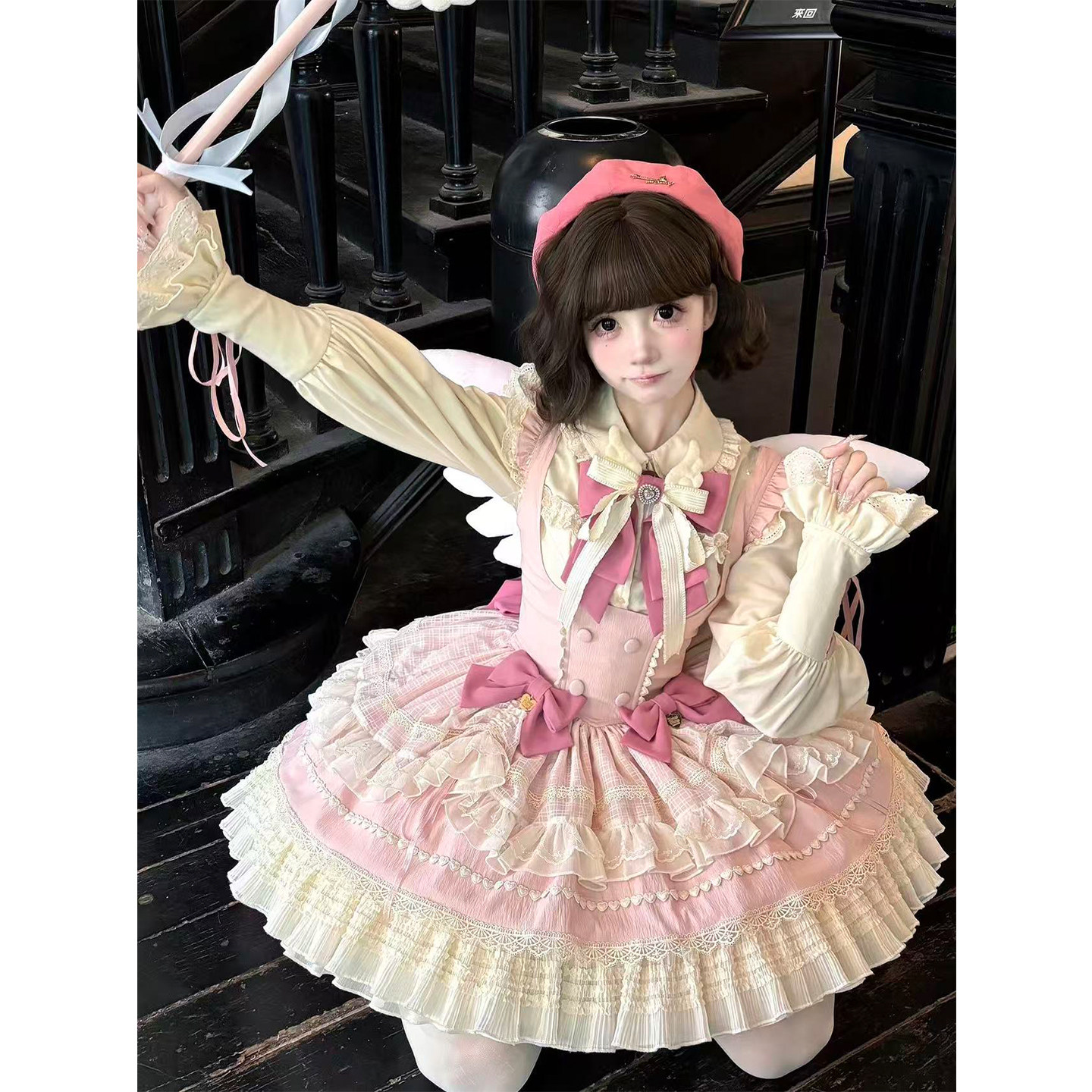 🎀梦幻粉色洛丽塔公主裙🎀 - 完美拜年造型必备-lolita洛丽塔连衣裙-淘宝好物网