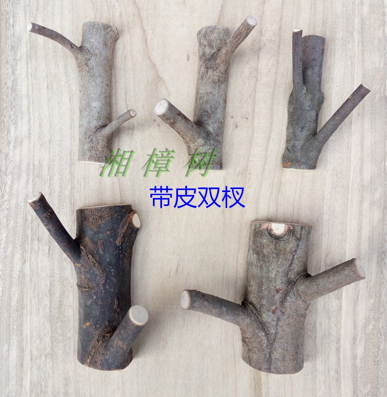 Retro chi nhánh mộc cây gỗ vỏ cây treo móc mục vụ đơn giản sáng tạo cành cây trang trí bằng tay móc móc sopha gỗ