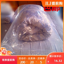 Extra large quilt bag transparent kindergarten storage moisture-proof bag dust bag plastic bag thick moving bag