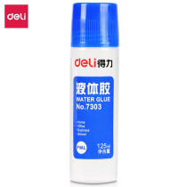 deli right-hand liquid glue 7303 large bottle liquid glue 125ML strong sticky hand finance with glue 1 bottled